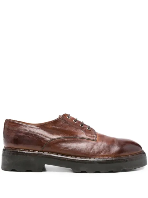 Eleventy lace-up rubber sole derby shoes Brown L77SCAL32SCA0L013