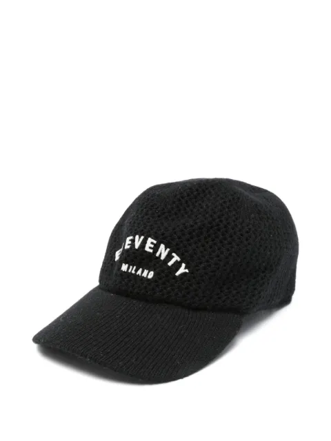 Eleventy knitted baseball cap Black L77CPLL31TES0L326