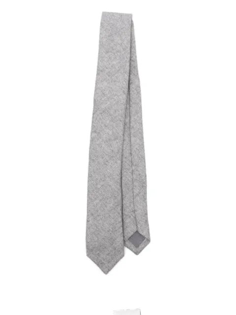 Eleventy melangé tie Grey L77CRAF04TES0H098