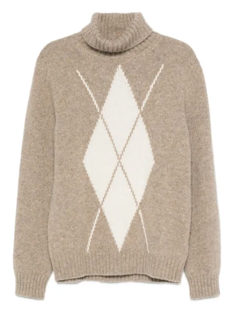 Eleventy turtleneck sweater Brown L76MAGL92MAG0L032
