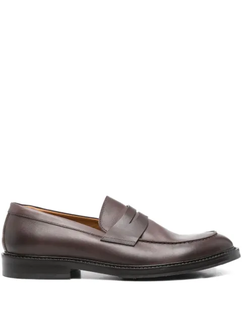 Eleventy penny leather loafers Brown L77SCAL30SCA0L034