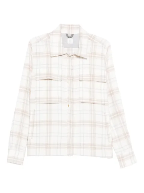 Eleventy checked shirt Neutrals L75CAML05USATES0L129