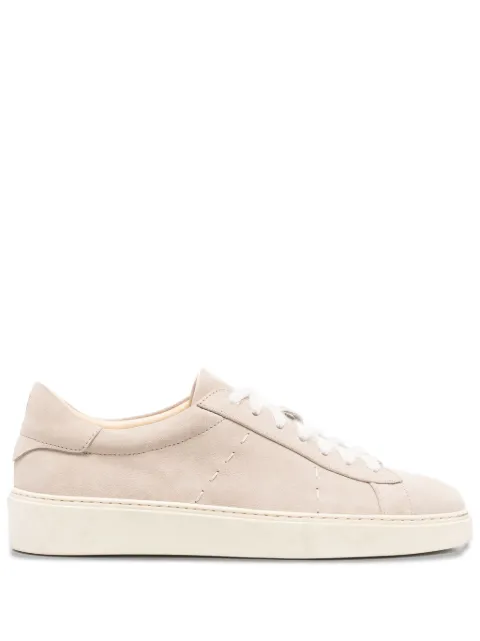 Eleventy suede leather trainers Neutrals L77SCAL01SCA0L002