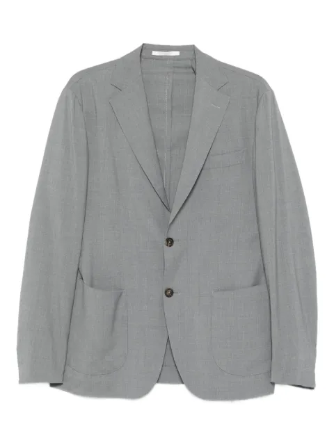 Eleventy single-breasted patch-pocket blazer Grey X75GIAC12BTCRNTES0K002
