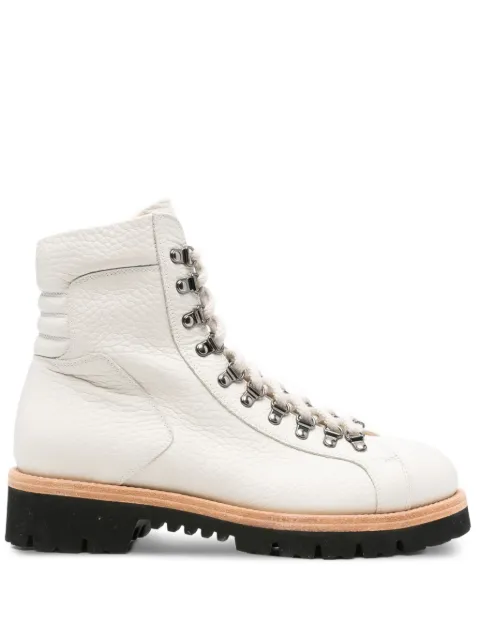 Eleventy lace-up leather boots White L77SCAL14SCA0L016