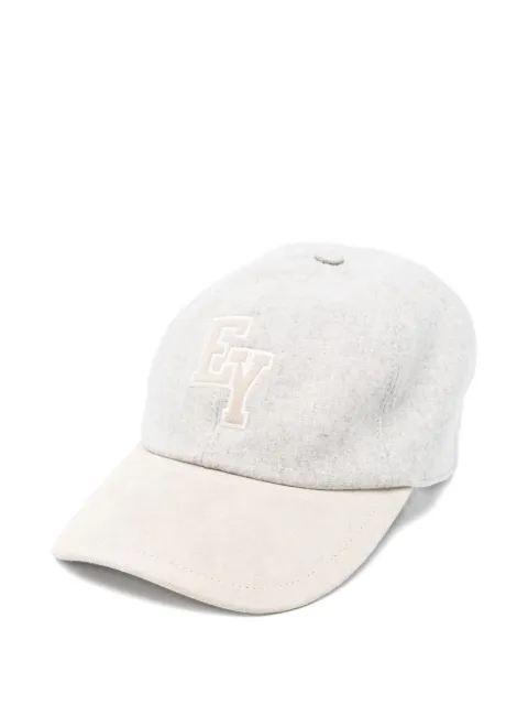 Eleventy logo-embroidered baseball cap Grey L77CPLL16TES0L196