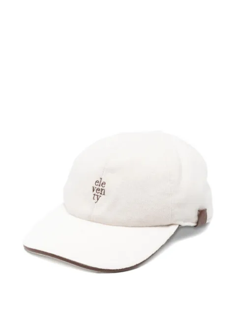 Eleventy wool baseball cap White L77CPLL06TES0L038