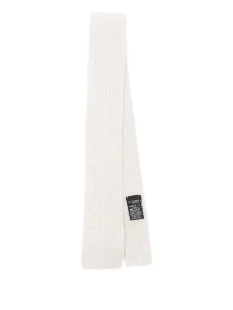 Eleventy knitted cashmere tie White L77CRAL04TES0L035