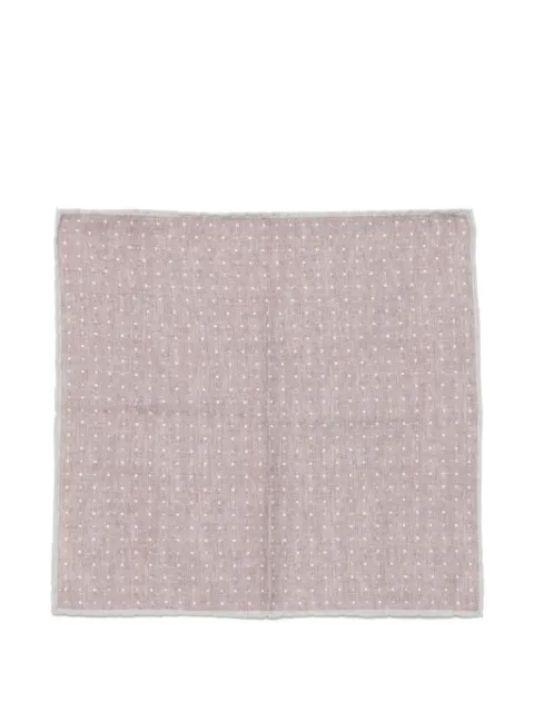 Eleventy polka-dot pocket square Grey L77POCA01TES0L062