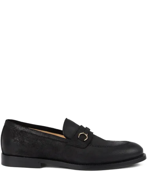 Brunello Cucinelli leather Penny loafers Black MZUMNAU729C101