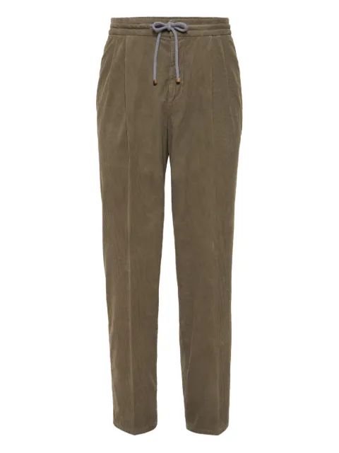 Brunello Cucinelli cotton straight-leg trousers Brown M279UE1710C6027