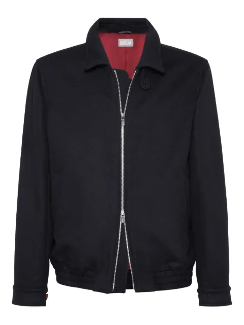 Brunello Cucinelli wool bomber jacket Black MY4966379CVR40
