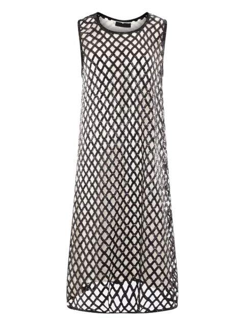 Maria Calderara sequinned net dress Black R511DKYY91