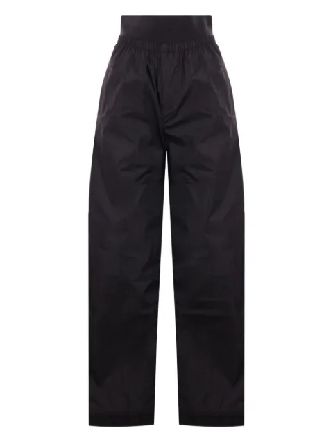 ALAINPAUL elastic-waistband nylon trousers Black S1UPA04NYLONBLACK