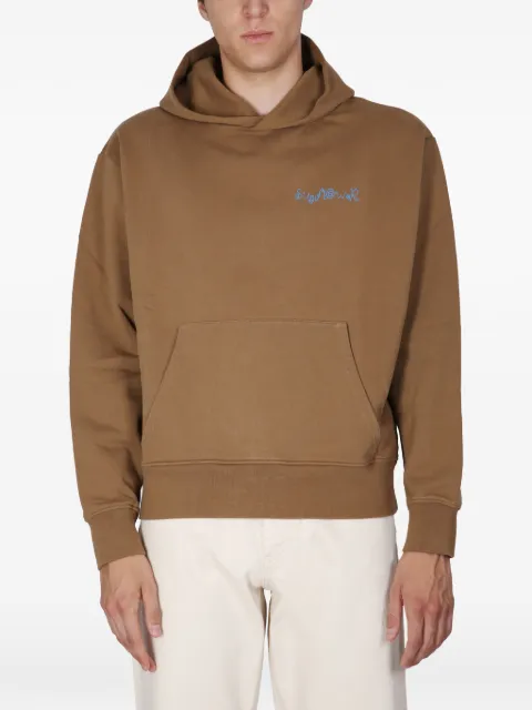 Sunflower hooded kangaroo-pocket hoodie Brown 2019174