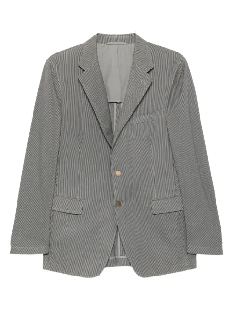 Prada Pre-Owned 2000s striped blazer Grey PR350CN