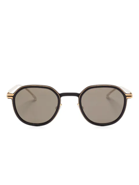 Mykita Birch gold-detail sunglasses Black BIRCH