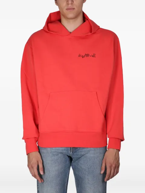 Sunflower logo hooded sweatshirt Red 2019651
