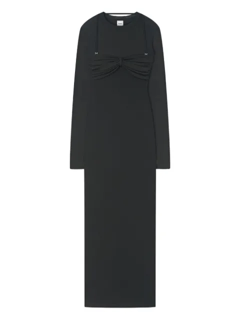Nanushka Artemiz bra-detail maxi dress Black NW25PFDR08095