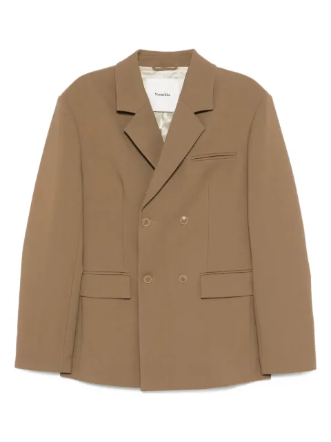 Nanushka double-breasted blazer Brown NW25PFOW06377