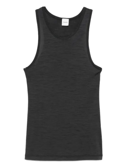 Nanushka racer-back wool tank top Grey NM25PFTP02094