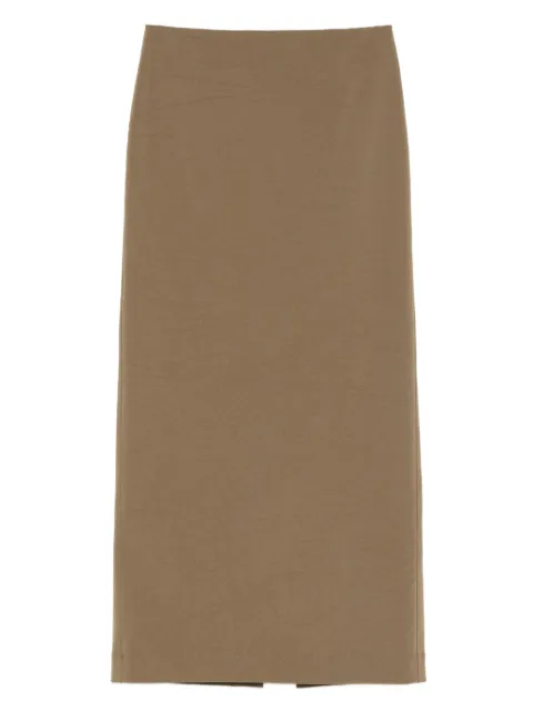 Nanushka dart-stitching maxi skirt Green NW25PFSK16177
