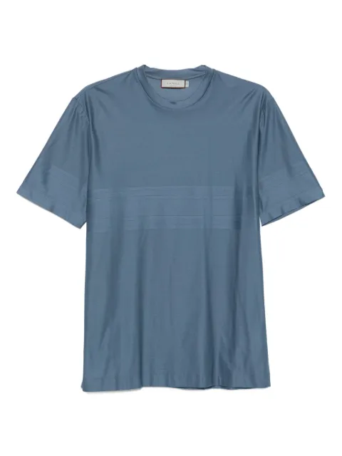 Canali cotton jersey T-shirt Blue T0806PMJ02242