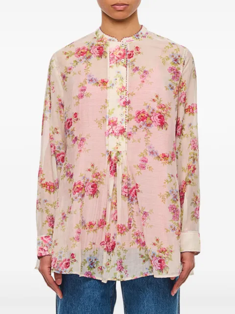 Pero floral-print blouse Neutrals HKWPSSPG01AS