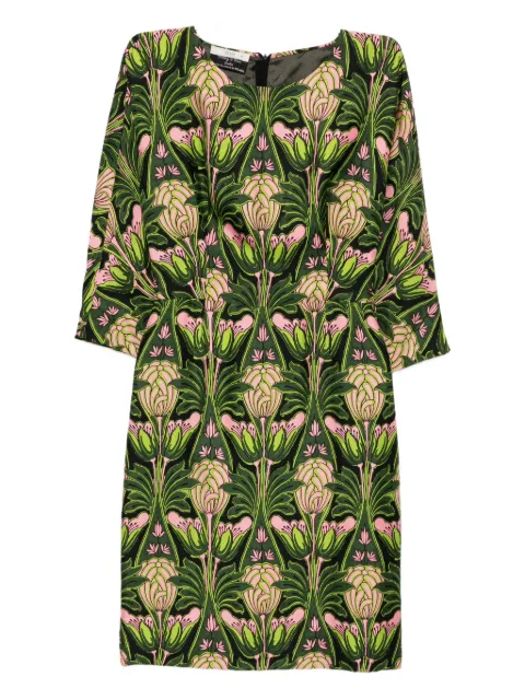 Prada Pre-Owned floral dress Green CSVM8669