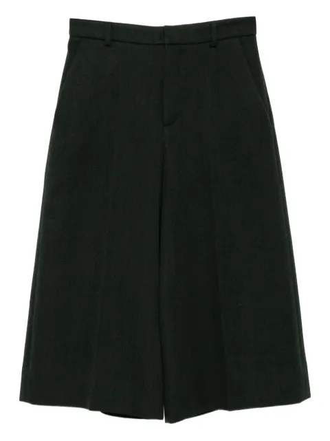 Saint Laurent Pre-Owned wool cullotes Green CSVM8712