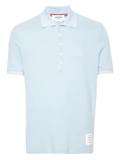 Thom Browne short-sleeve polo shirt Blue MJP110P00050