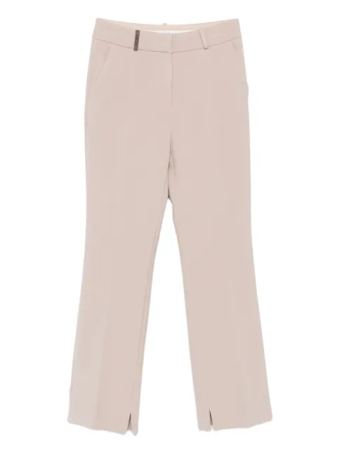 Peserico cropped trousers Neutrals A0473501916