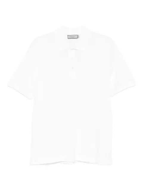 Canali short-sleeved polo shirt White T0878PMJ02247