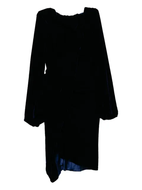Alexander McQueen Pre-Owned velvet dress Blue CSVM8600