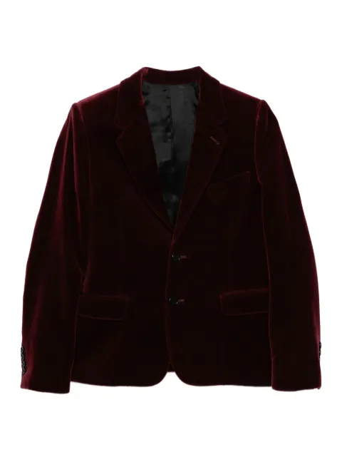 Celine Pre-Owned velvet blazer Red CSVM8616