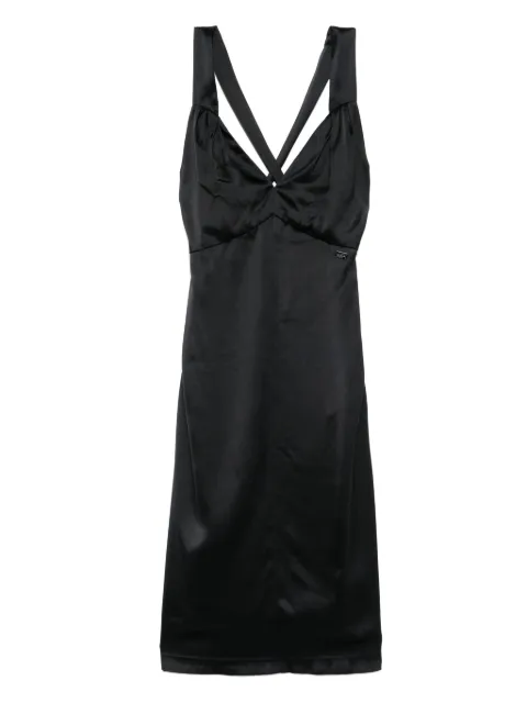 CHANEL Pre-Owned silk midi dress Blue CSVM8623