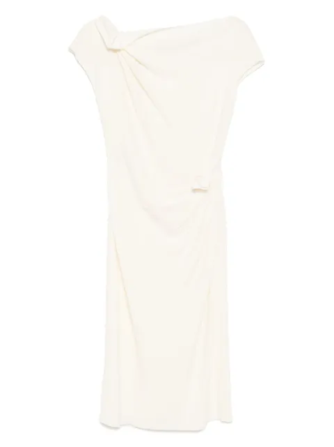 Prada Pre-Owned Rosette midi dress Neutrals CSVM8684