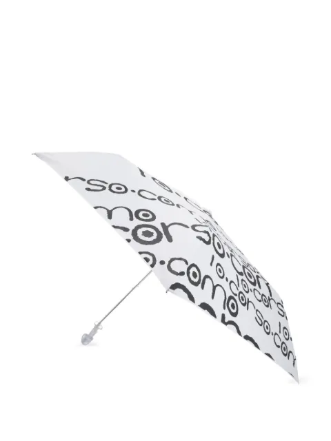 10 CORSO COMO logo-print umbrella White CCG35LOGOALLOVERWHITE