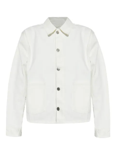 SAMSOE SAMSOE button-up utility jacket White F25200018