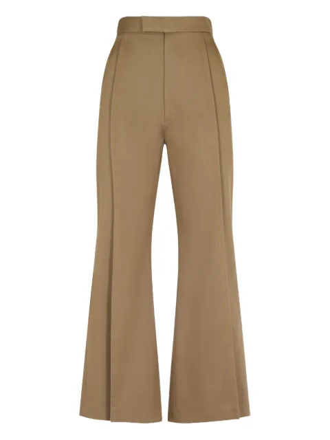 Vivienne Westwood high-waisted flared trousers Neutrals 1F01000WW011Y