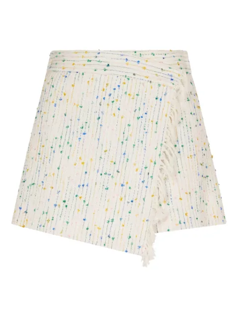 MSGM embroidered skorts White 3842MDB0725730702