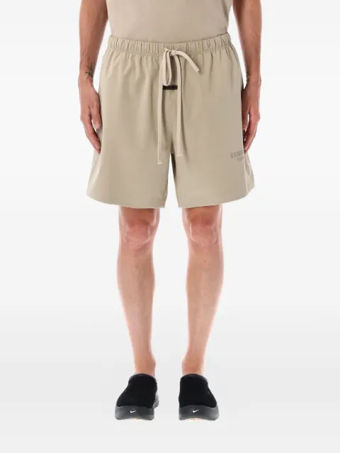 FEAR OF GOD ESSENTIALS drawstring-waistband track shorts Neutrals 160SP254511F