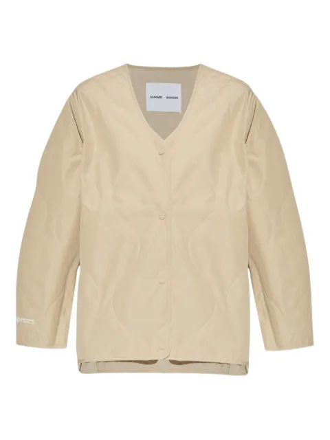SAMSOE SAMSOE quilted jacket Neutrals F25200003
