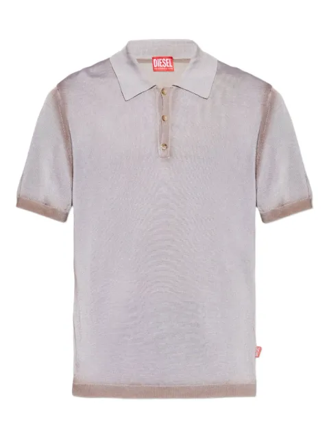Diesel button-up polo shirt Neutrals A188740NKCM