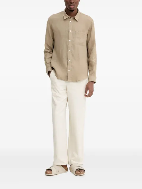 A.P.C. Cassel long-sleeve shirt Neutrals 22947097