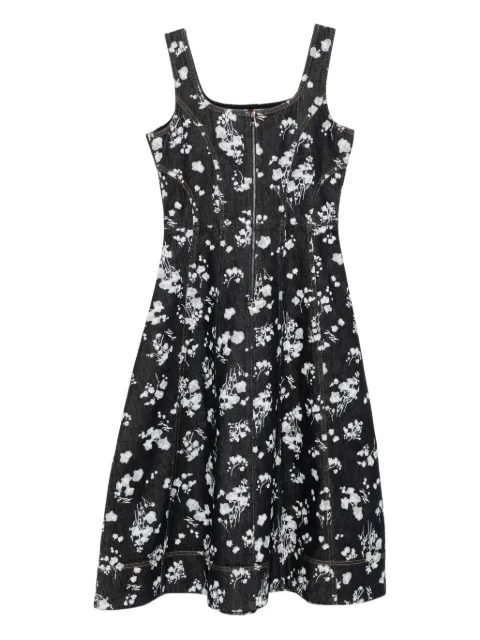Karl Lagerfeld Aop Orchid dress Blue A3W13004
