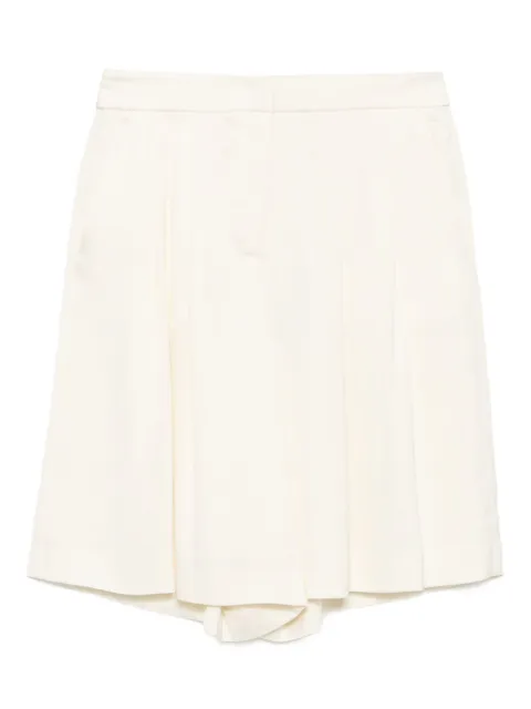 Karl Lagerfeld fluid tailored shorts White A3W10097