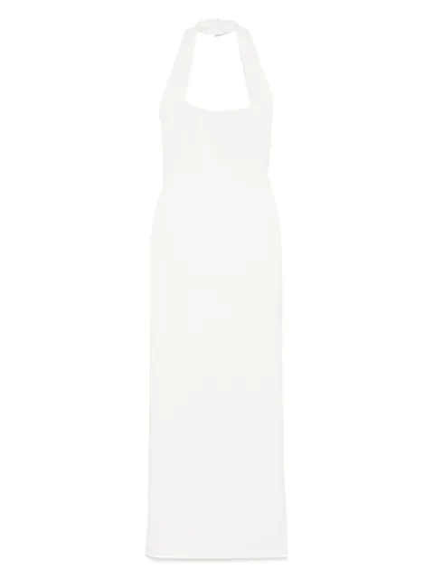 Solace London sleeveless dress White OS44047