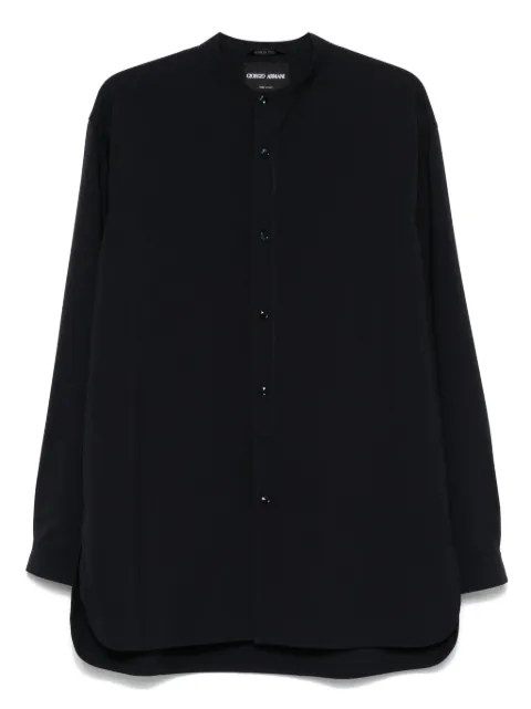 Giorgio Armani wool shirt Blue GM002251TE17862