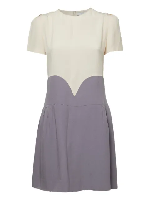 Victoria Victoria Beckham two-tone mini dress Neutrals 885686